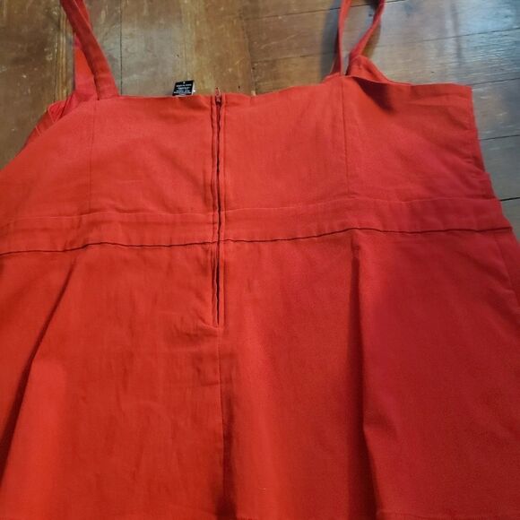 Nwt torrid structured red babydoll tank sz 4 - Picture 3 of 4